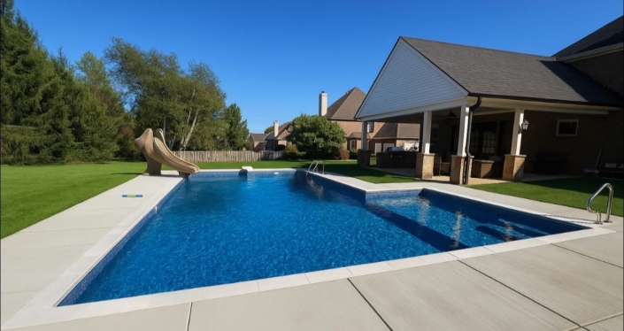 Custom Inground Swimming Pool, All America Pool Louisville KY